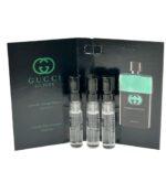 Gucci Guilty Black Sample Perfume Men EDT Spray Pour Homme MINI SMALL Travel Size 1.5 ML / 0.05 (3676) – set of 3