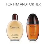 Calvin Klein Obsession for Men Eau de Toilette Ambery Men’s Cologne With Notes of Bergamot, Mandarin, Lavender & Musk Long Lasting Fragrance
