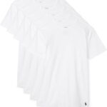 POLO RALPH LAUREN Slim Fit Undershirt w/Wicking 5-Pack Crews