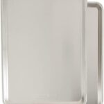 Nordic Ware Naturals Half Sheet - USA Made Aluminum Commercial Quality Sheet Pan for Baking or Roasting, Encapsulated Galvanized Steel Rim Prevents Warping, 2-Pack