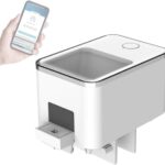 Weytoll Automatic Fish Feeder for Aquarium, WiFi Intelligent Timing Aquarium Goldfish Feeder with 100ML Large Capacity and Mobilephone APP Control Suitable for a Variety of Feed