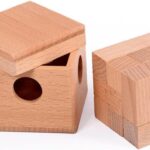 3D Soma Cube Puzzle, 7pcs Wooden Assembly & Disentanglement Puzzle Snake Cube, IQ Logical Brain Teaser Games, Fidget Stress Toys Gift for Adults