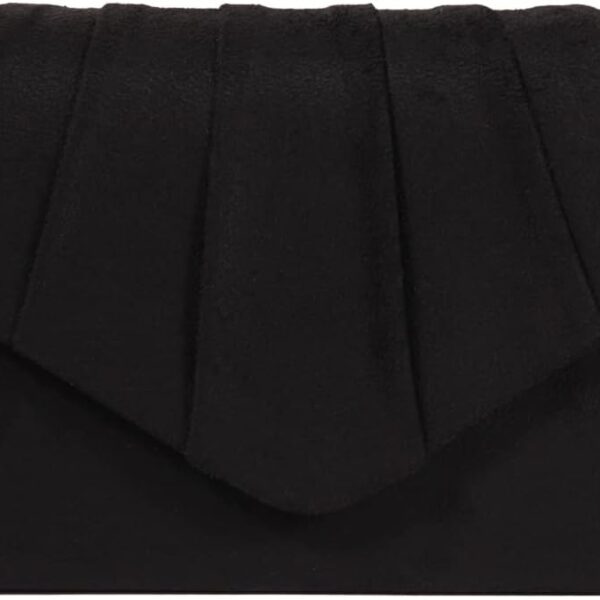 BBjinronjy Clutch Purse Evening Bag for Women Evening Wedding Party Velvet Suede Pleated Handbag