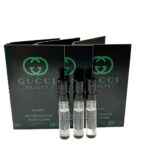 Gucci Guilty Black Sample Perfume Men EDT Spray Pour Homme MINI SMALL Travel Size 1.5 ML / 0.05 (3676) – set of 3