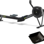 Concept2 Model D Upgraded New Rowing Machine Indoor Rowing Machine for Exercise Control Your Workout Intensity with PM5 Performance Monitor and Bundled with HogoR Cleaning Cloth
