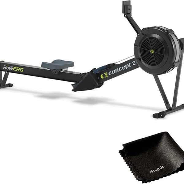 Concept2 Model D Upgraded New Rowing Machine Indoor Rowing Machine for Exercise Control Your Workout Intensity with PM5 Performance Monitor and Bundled with HogoR Cleaning Cloth