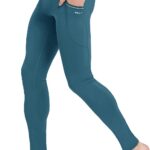 Willit Men's Yoga Workout Leggings Quick Dry Running Dance Tights with Pockets Stretch Compression Pants