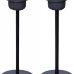 Speaker Stand for Apple HomePod & HomePod 2, 37-Inch Floor Stand with Built-in Cable Management, Powder-Coated Steel, Sleek Modern Design, Secure Precision-Fit Ring