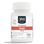 365 by Whole Foods Market, Chelated Iron 18mg, Vegan, 100 Capsules