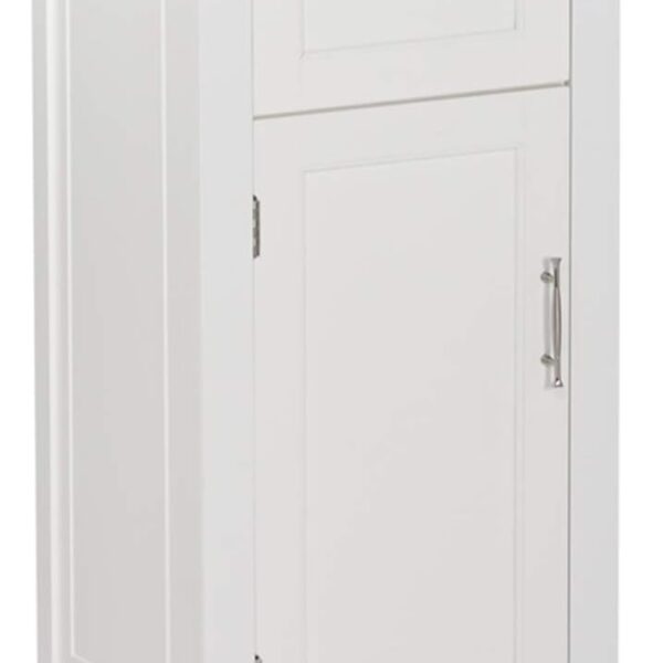 RiverRidge 06-037 Somerset Single Door Floor Storage Cabinet, White