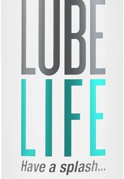 LubeLife Water Based Lube Toy-Safe Personal Lubricant for Men, Women & Couples, Travel Size, Non-Staining, Easy Clean-Up, 8 Fl Oz