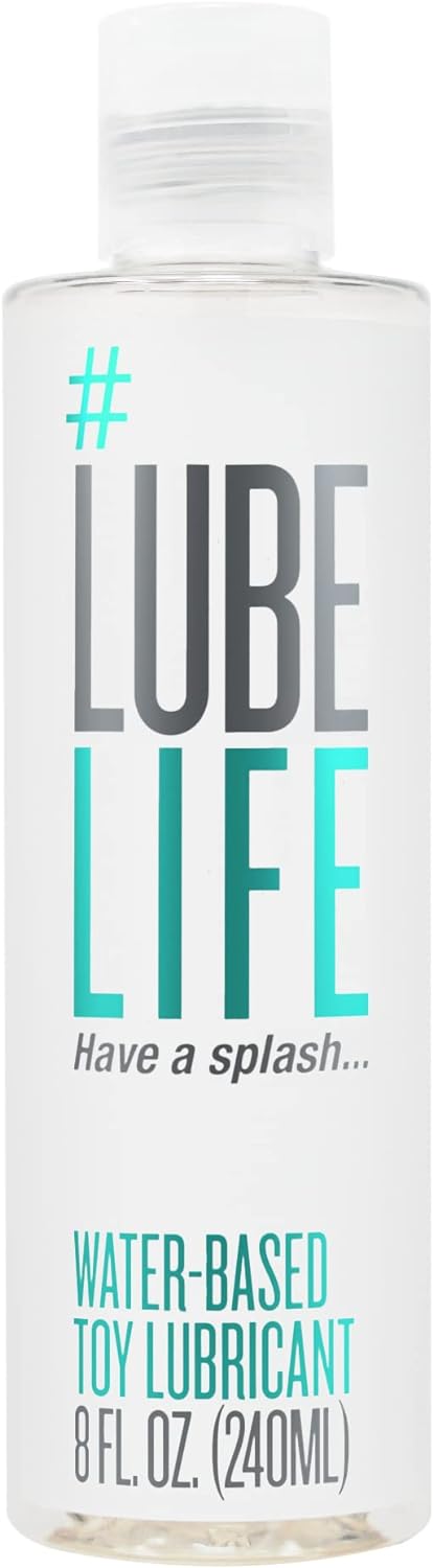 LubeLife Water Based Lube Toy-Safe Personal Lubricant for Men, Women & Couples, Travel Size, Non-Staining, Easy Clean-Up, 8 Fl Oz LubeLife Water Based Lube Toy-Safe Personal Lubricant for Men, Women & Couples, Travel Size, Non-Staining, Easy Clean-Up, 8 Fl Oz