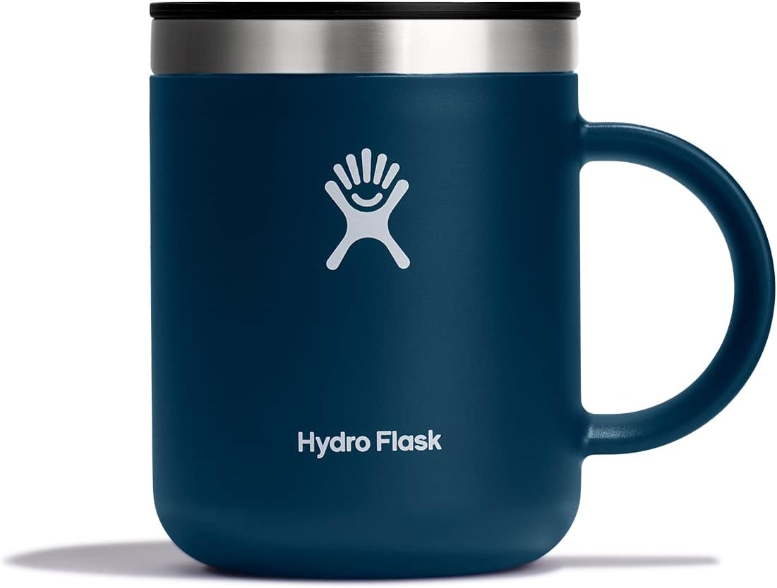 Hydro Flask Coffee Mug Insulated Stainless Steel, Non Spill, Leak Resistant Travel Mug 12 Oz Indigo Blue Hydro Flask Coffee Mug Insulated Stainless Steel, Non Spill, Leak Resistant Travel Mug 12 Oz Indigo Blue
