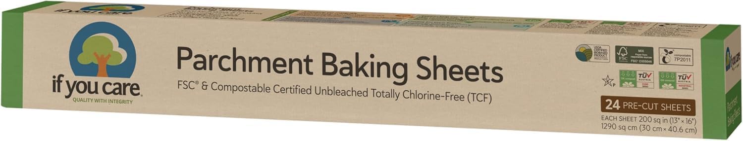 If You Care, Parchment Baking Sheets, 24 Count If You Care, Parchment Baking Sheets, 24 Count