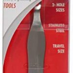 Seki Edge Blackhead Remover (SS-801) - Comedone Extractor for Blackheads - Professional Pimple Popper Tool with 2 Hole Sizes - Preventive Acne Tool & Pore Extractor
