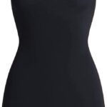 Starrylion Sexy Lace Mini Dress Padded Bodycon Spaghetti Strap Party Club Dress