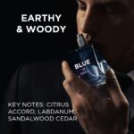 NovoGlow Blue De Paris For Men – 3.4 Fl. Oz. (100ml) Men’s Perfume – Refreshing Woody, Floral & Fruity Fragrance – Long-Lasting Masculine Scent, Ideal Gift for Any Occasion