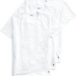 POLO RALPH LAUREN Slim Fit w/Wicking 3-Pack Crew Undershirts White MD