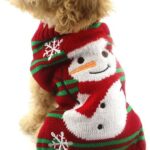 NACOCO Dog Snow Sweater - Snowman Holiday Pet Clothes for Small Dogs and Cats - Christmas Xmas New Year (Snowman, M)