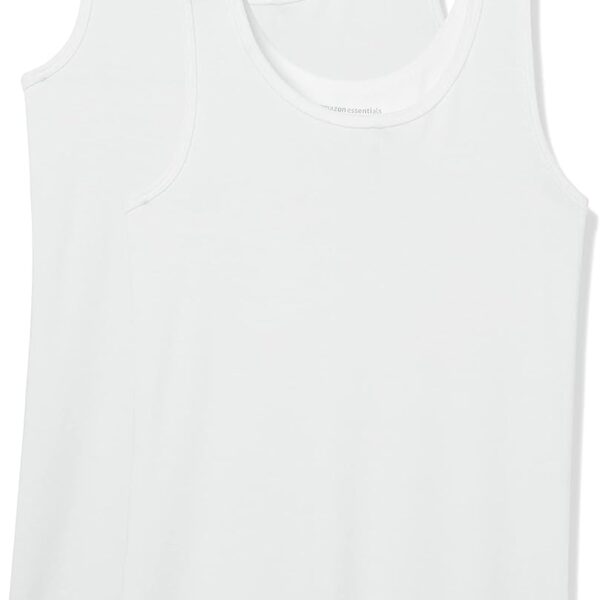 Amazon Essentials Women's Slim-Fit Ribbed Scoop Neck Tank Tops