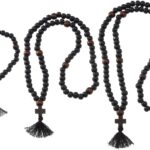 DICOSMETIC 3Pcs Christian Orthodox Prayer Rope Wooden Chotki 30/80/100 Knots Anglican Prayer Beads Cross Blessing Prayer Beads with Tassel Religious Gift for Men Women
