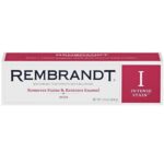 REMBRANDT Intense Stain Whitening Toothpaste With Fluoride, Removes Tough Stains, Rehardens And Strengthens Enamel, 3.5 Ounce - (Pack of 2)