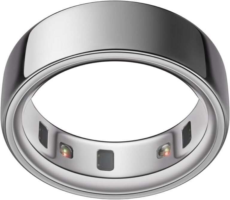 Oura Ring 4, Smart Ring - Silver - Size 11 - Sleep, Activity, Women's Health, AI Advisor, Up to 8 Days of Battery Life, Oura App, Before You Buy, Android & iOS Compatible