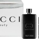 Gucci Guilty Pour Homme 3 Pcs Gift Set: Eau de Parfum 90ml Spray + 75ml Deo + 50ml Gel - Hard Box