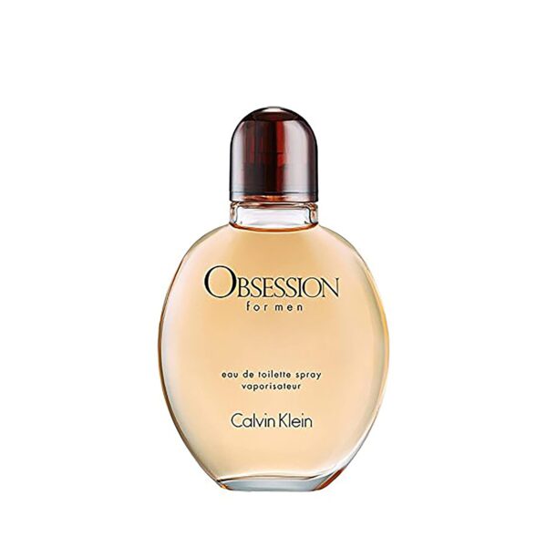 Calvin Klein Obsession for Men Eau de Toilette  Ambery Men's Cologne  With Notes of Bergamot, Mandarin, Lavender & Musk  Long Lasting Fragrance
