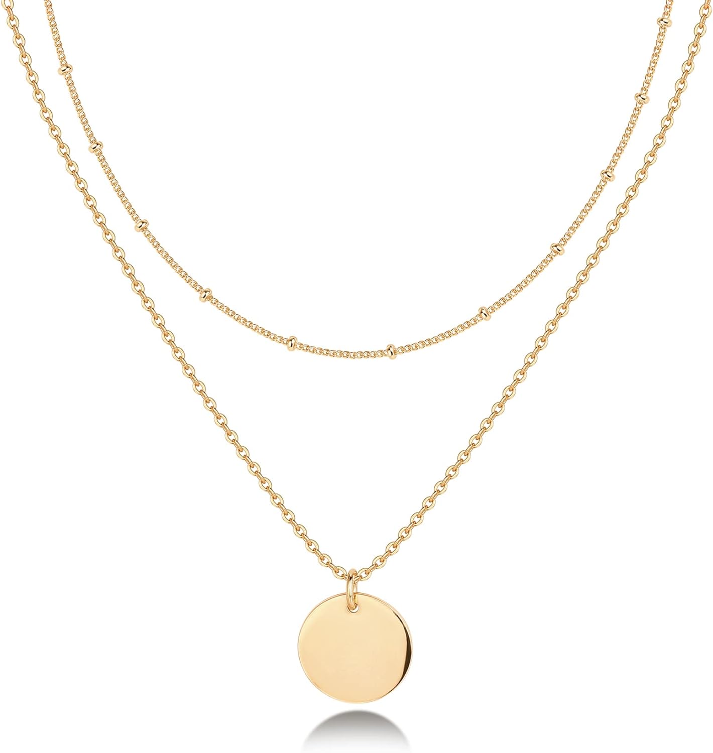 PAVOI 14K Gold Plated Layering Necklaces | Stylish Minimalist Design Pendant Necklaces | Butterfly, Heart, Lock, Evil Eye, Coin, Lightning Bolt, Circle, Cross Pendants for Women - Valentines Day Trendy Jewelry PAVOI 14K Gold Plated Layering Necklaces | Stylish Minimalist Design Pendant Necklaces | Butterfly, Heart, Lock, Evil Eye, Coin, Lightning Bolt, Circle, Cross Pendants for Women - Valentines Day Trendy Jewelry