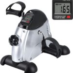 Mini Exercise Bike, himaly Under Desk Bike Pedal Exerciser Portable Foot Cycle Arm & Leg Peddler Machine with LCD Screen Displays