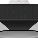 Chamberlain B6713T Smart Advanced Corner LED Lighting-myQ Smartphone Controlled-Ultra Quiet, Strong Belt Drive & MAX Lifting Power, Blue Garage Door Opener