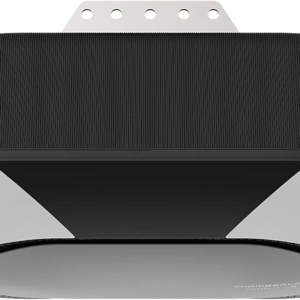 Chamberlain B6713T Smart Advanced Corner LED Lighting-myQ Smartphone Controlled-Ultra Quiet, Strong Belt Drive & MAX Lifting Power, Blue Garage Door Opener