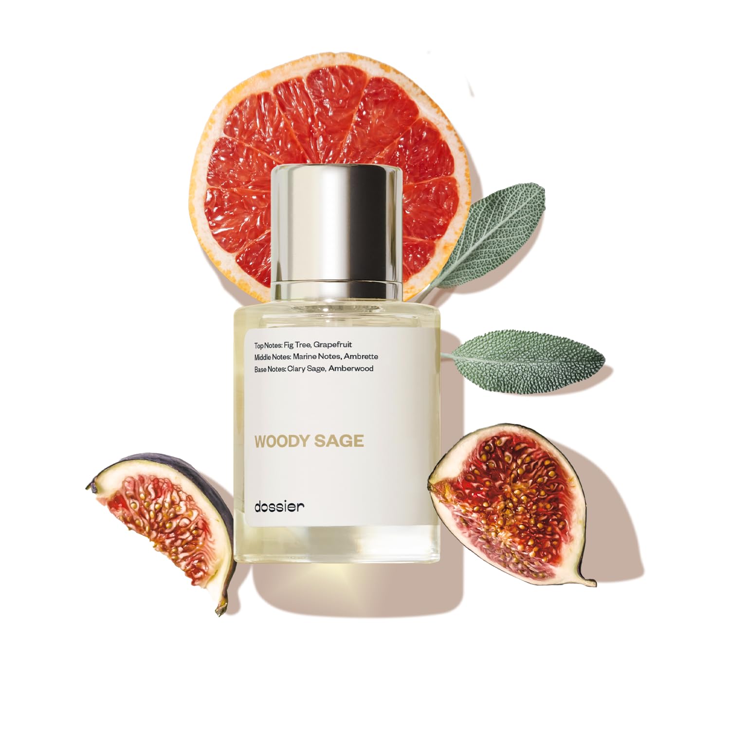 Dossier - Woody Sage - Eau de Parfum - Inspired by Wood Sage & Sea Salt - Long-Lasting Fragrance - Unisex - 1.7 fl oz (50ml) Dossier - Woody Sage - Eau de Parfum - Inspired by Wood Sage & Sea Salt - Long-Lasting Fragrance - Unisex - 1.7 fl oz (50ml)