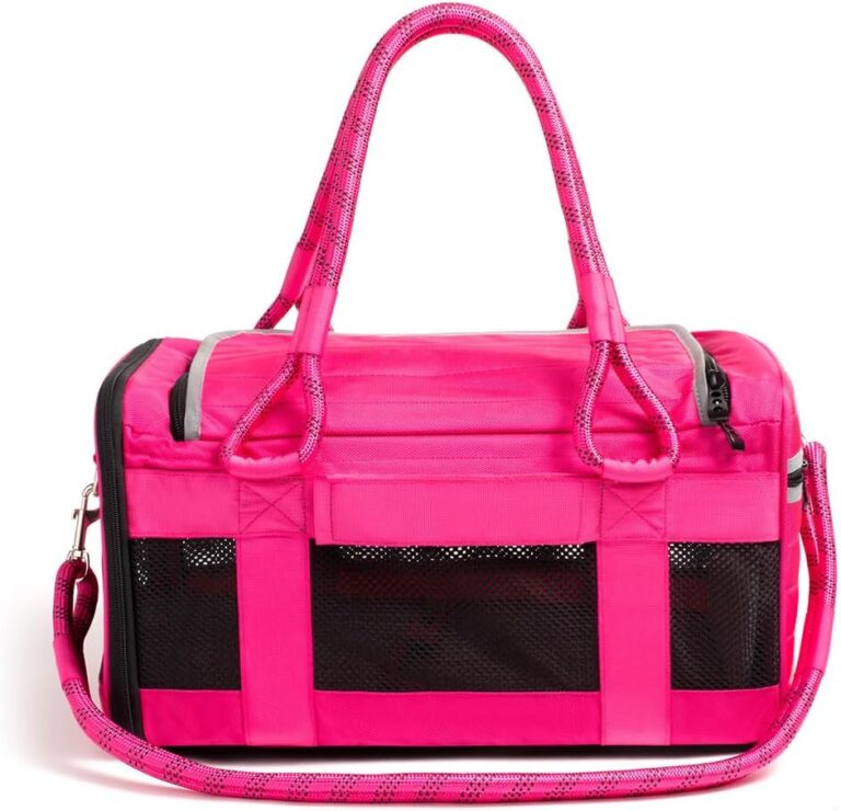 ROVERLUND Airline-Compliant Pet Carrier | Includes Leash | for Pets up to 20lbs