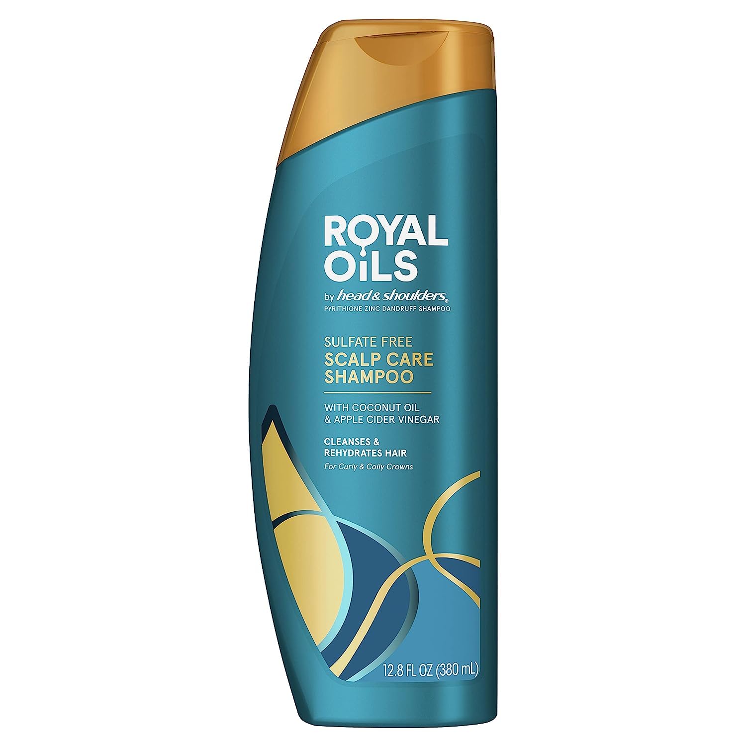 Head & Shoulders Anti-Dandruff Shampoo, Royal Oils Moisturizing Shampoo, 1% Pyrithione Zinc, Curly & Coily Hair, Coconut, Apple Cider Vinegar, Sulfate-Free, 12.8 fl oz Head & Shoulders Anti-Dandruff Shampoo, Royal Oils Moisturizing Shampoo, 1% Pyrithione Zinc, Curly & Coily Hair, Coconut, Apple Cider Vinegar, Sulfate-Free, 12.8 fl oz