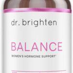 Dr. Brighten Balance - Hormone Balance for Women with Chasteberry and DIM - Targets Hormonal Acne, Period Issues, & PMS - Vegan, Non-GMO