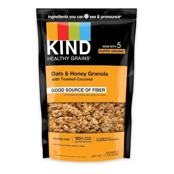 Kind, Granola Clusters, Oats And Honey, 11 Oz