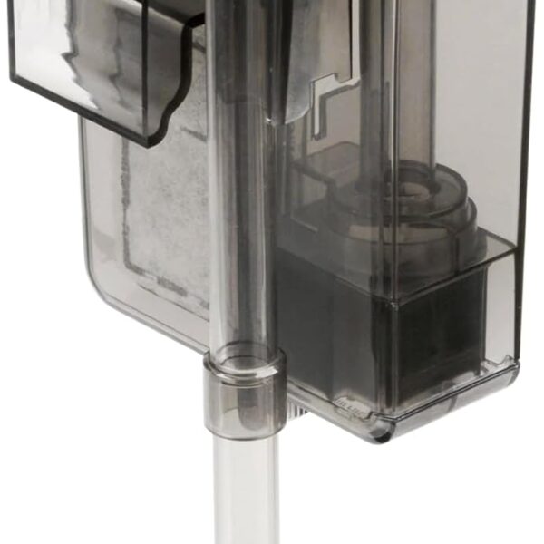 NICREW Slim Aquarium Filter, Quiet Fish Tank HOB Filters for up to 5 Gallon Aquariums, Adjustable Flow, 42 GPH, 3W