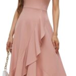 Bbonlinedress Halter Cocktail Women Dresses Prom Formal Wedding Guest Bridesmaid Ruffled Maxi Hi-Lo Evening Party 2026 Dress