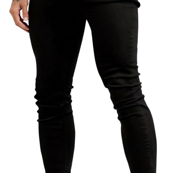 GINGTTO Men's Ripped Jeans Slim Fit Skinny Stretch Jeans Pants