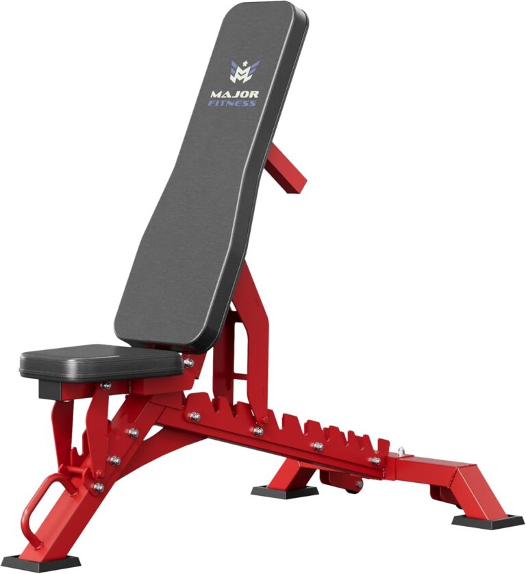 MAJOR FITNESS Weight Bench, Adjustable Workout Bench for Strength Training, Bench Press, and Full-Body Workouts for Home Garage Gym