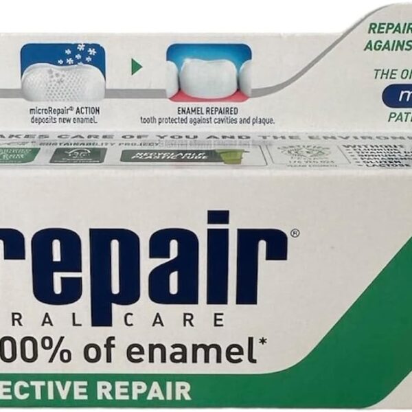 Biorepair: "Total Protective Repair" Toothpaste with microRepair, New Formula - 2.5 Fluid Ounce (75ml) Tubes (Pack of 2) [ Italian Import ]