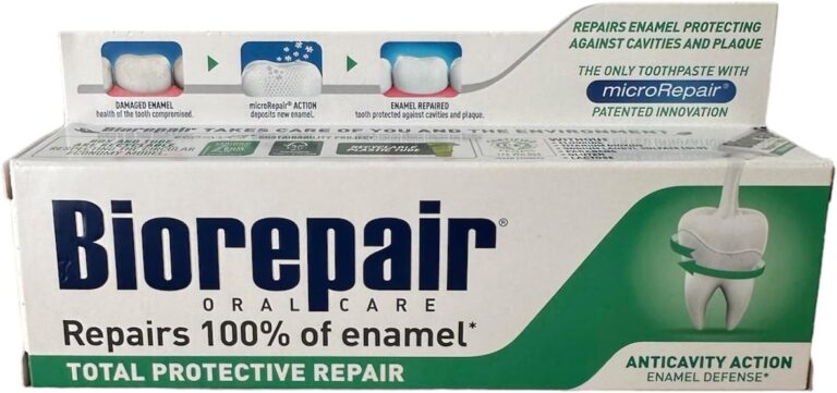 Biorepair: "Total Protective Repair" Toothpaste with microRepair, New Formula - 2.5 Fluid Ounce (75ml) Tubes (Pack of 2) [ Italian Import ]