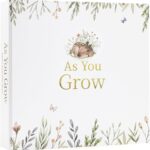 Keepsake Baby Memory Book - First 5 Year Journal - Gender Neutral Gift - Scrapbook or Photo Album for New Parents - Records Every Milestone from Birth to Age 5