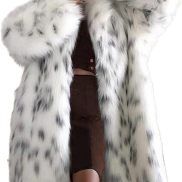 Faux Fur Winter Long Soft Coat Women's Warm Fur Jacket Overcoat Topcoat Outerwear