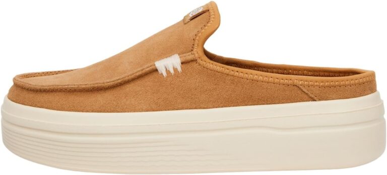 HEYDUDE Women's Austin Lift Platform Mule | Casual Slip-On Shoes | Lightweight, Comfortable, Stylish Everyday Footwear