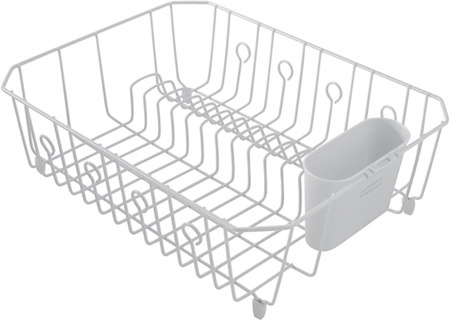 Rubbermaid Food Products Rubbermaid, Large, White For Dish Drainer Rubbermaid Food Products Rubbermaid, Large, White For Dish Drainer