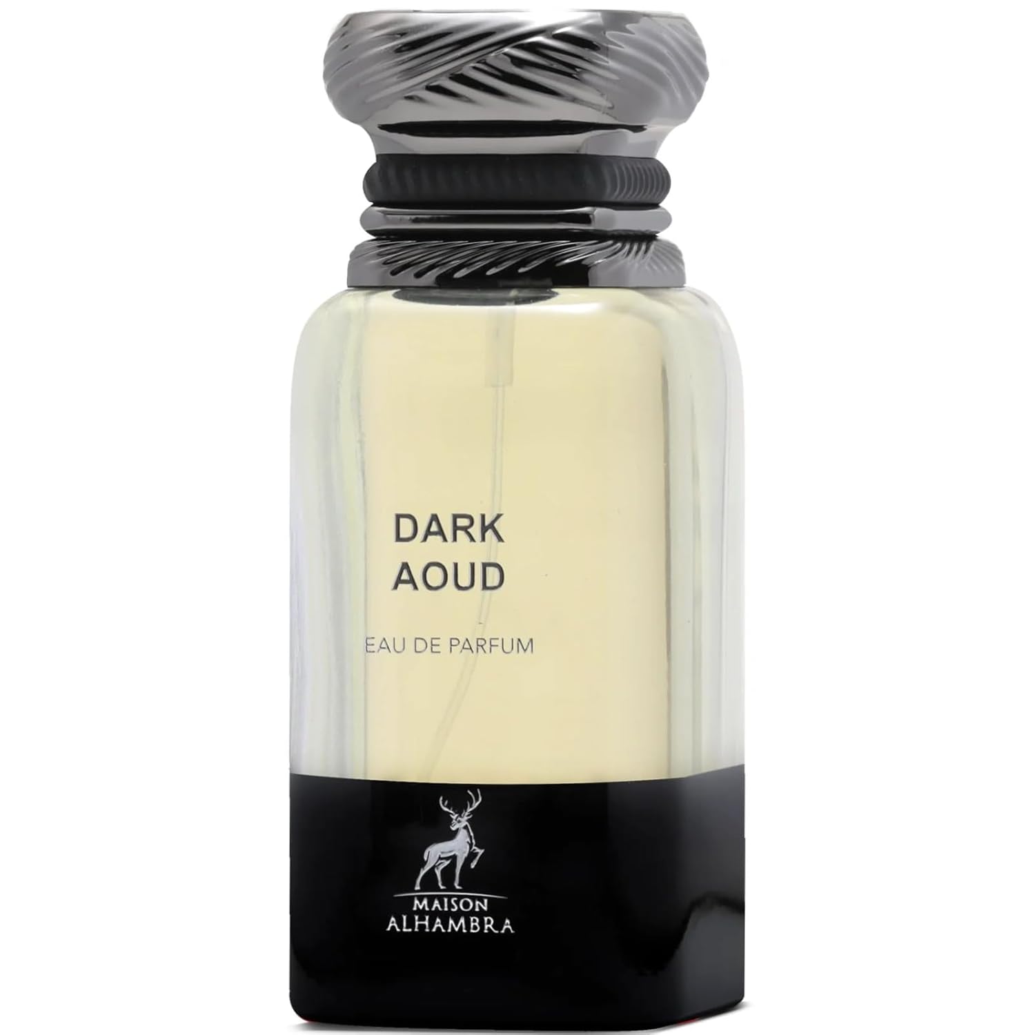 Maison Alhambra Dark Aoud Spicy, Woody, Oud, Oriental Eau de Parfum Spray Long-Lasting Fragrance for Unisex, 2.7 Ounce / 80 ml Maison Alhambra Dark Aoud Spicy, Woody, Oud, Oriental Eau de Parfum Spray Long-Lasting Fragrance for Unisex, 2.7 Ounce / 80 ml