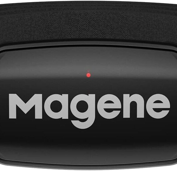 Magene H303 Heart Rate Monitor, Heart Rate Sensor Chest Strap, Protocol ANT+/Bluetooth, Compatible with iOS/Android APPs